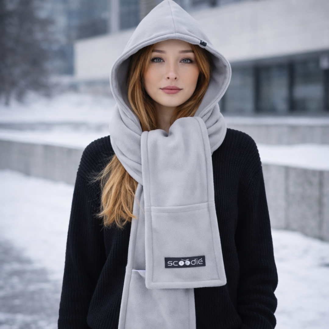 Odnímateľná kapucňová šatka Scoodie - R